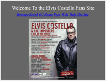 Tablet Screenshot of elviscostellofans.com